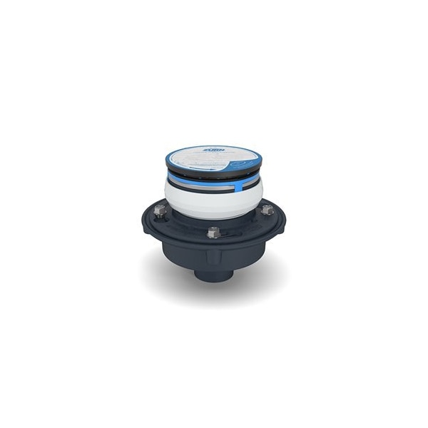 ABS, Strainer: Square, Floor Drain with Clamping Collar